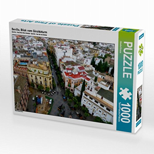CALVENDO Puzzle Sevilla, Blick vom Giraldaturm 1000 Teile Puzzle quer | Lege-Größe cm Foto-Puzzle für glückliche Stunden