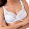 Cotonella Reggiseno con Ferretto Aurora Art. CD 055 - in Coppa C - Microfibra e Pizzo con Interno Coppe in Cotone - Bianco 6