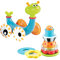 YOOKIDOO - L'Escargot Rigolo - Jouet Bebe Educatif - Jeu Musical et Mobile - Jouet à Emboîter - Motricité, Eveil, Coordination - Cadeau bebe 6 à 24 mois