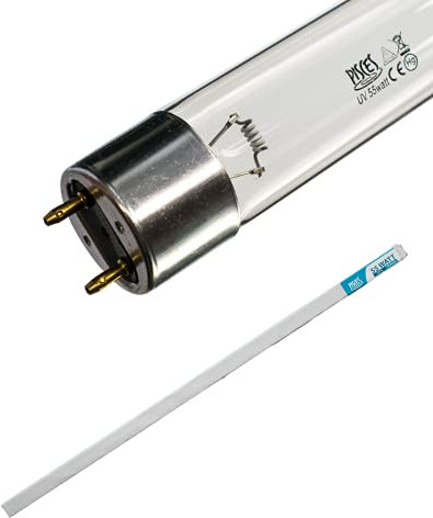 Pisces 55w (watt) T8 Replacement UV Bulb Lamp for Pond Filter UVC