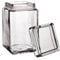Banquet 98665-001 Glass Food & Candy Storage Jar with Lid 1.36l, 11.4 x 11.4 x 19.8 cm