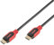 Vivanco PRO 14HDHD 15PB High Speed HDMI Kabel mit Ethernet (Audio Rückkanal ARC 1,5m) rot/schwarz