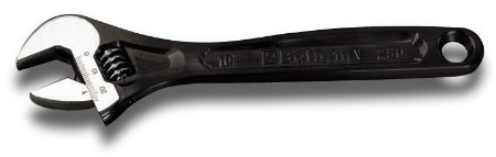 CHIAVE REGOLABILE A RULLINO FOSFATATA NERA 250 MM