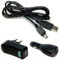 4in1 ZUBEHÖR Set: Netzteil USB Ladekabel KFZ Kabel Datenkabel Adapter für Tomtom Tom Tom GO 530 630 720 950 550 650 740 750 820 825 940 950 1000 LIVE