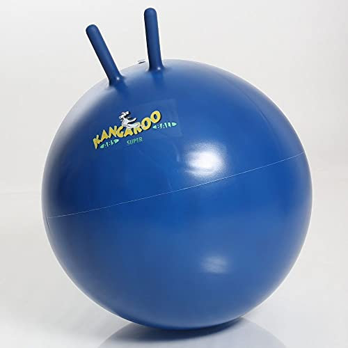 Togu Kangaroo Ball ABS Sprungball platzsicher, blau 60 cm