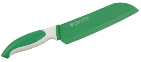 GRÄWE® Santokumesser GRÜN 18 cm, Serie CLEANCITCHEN, antibakteriell