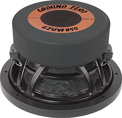 GROUND ZERO GZUW 8SQ Sound Qualität Subwoofer 20 cm