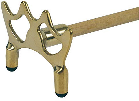 John West Billard Queuebrücke Messing Flach