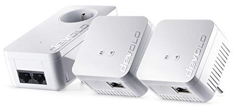 Devolo dLAN Netzwerk-Stecker weiß 550 Mb/s sans Prise Gigogne