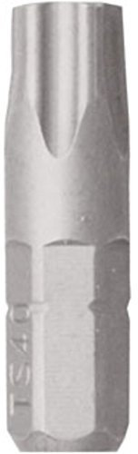 Projahn 1/4 Zoll Bit Länge 25 mm 5-Stern TS15 mit Bohrung 2882