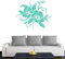 A690 Wandtattoo Hibiskusblüte 70cm x 58cm mint (erhältlich in 40 Farben und 4 Größen)