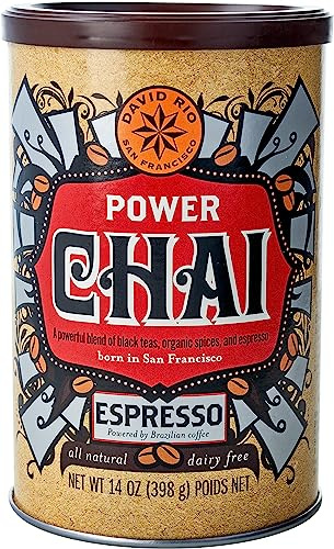 David Rio Power Chai Espresso aus San Francisco, Pappwickeldose (1 x 398 g)