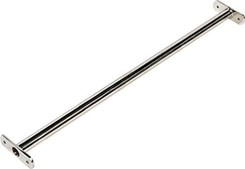 Reckstange 125 cm aus Edelstahl V2A Turnstange Set inkl. Schrauben + Kappen von Gartenwelt Riegelsberger (Reckstange 125 cm, Edelstahl)