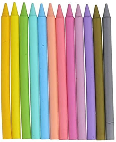 BIC Kids Plastidecor Ceras para Colorear - colores Surtidos, Blíster de 12 unidades