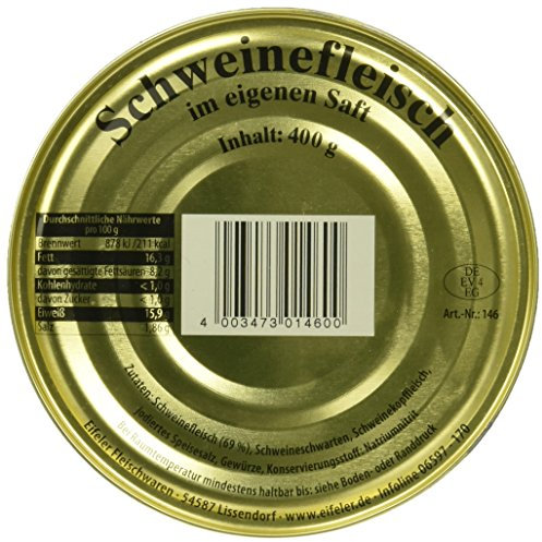 Eifeler Schweinefleisch, 12er Pack (12 x 400 g)