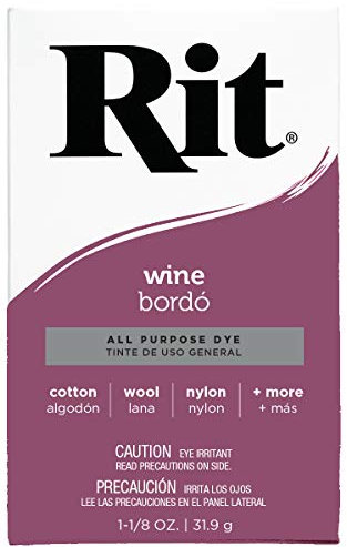 Rit - Tinte Multiusos en Polvo., Granate, 1 Pack