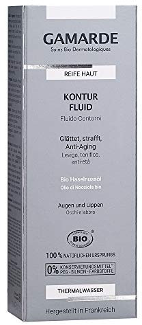 GAMARDE Bio-Kosmetik: Kontur Fluid mit Anti-Aging-Formel für reife Haut I Anti-Falten-Creme im Konturbereich (Augen, Lippen) I Anti-Aging-Creme Männer & Frauen I Anti-Aging Naturkosmetik vegan I 20 g