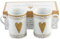 Pair Of Gift Boxed Golden Anniversary Mugs - 50th Wedding Anniversary
