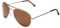Eyelevel Squadron Unisex Sunglasses in Gold - Classic Pilot Style Sunglasses - With UV400 Protection & CAT3 Lens