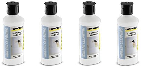 Kärcher - 4 concentrados de Limpiador Cristales (500 ml)