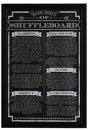 Hathaway Shuffleboard Game Rules Wall Art