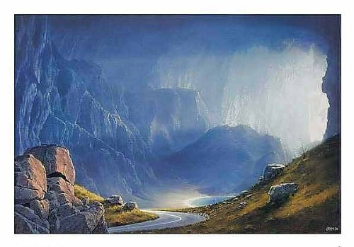 kunst für alle Kunstdruck/Poster: Hans-Werner SAHM Pass - hochwertiger Druck, Bild, Kunstposter, 70x50 cm