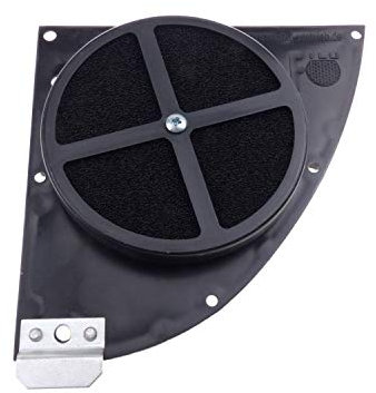 LT-FILU-Tuningluftfilter, modifiziert für optimiertes Ansaugverhalten - mit Bulpren Doppel-Filtermatten - schwarz