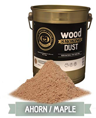 Grillgold Polvere di Legno per affumicatura Wood Smoking Dust Secchio da 2L Acero