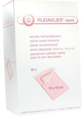 RUDAVLIES-steril Verbandpflaster 10x15 cm
