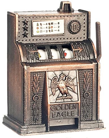 Puppenhaus Miniatur Pub bar Shop Arcade Zubehör Altmodische Slot Machine