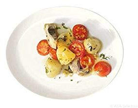 ASA 1985013 à Table Ovalada Plato (20 x 16 cm, Porcelana, Blanco, 20 cm