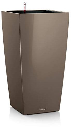 LECHUZA CUBICO Premium 40 taupe hochglanz 18215