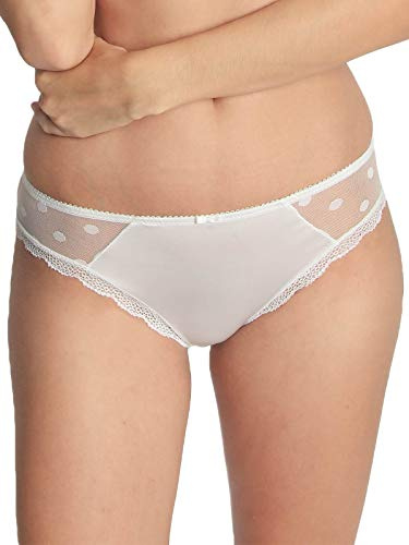 Sassa Damen Slip 49039, Einfarbig, Gr. 46, Weiß (Elfenbein 314)