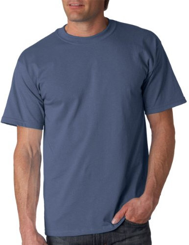 Gildan Mens Ultra Cotton Short Sleeve T-Shirt (L) (Indigo Blue)