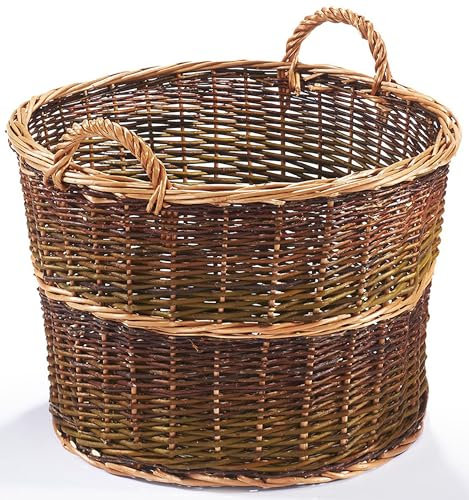 Kobolo Erntekorb Kartoffelkorb Weidenkorb Universalkorb Gartenkorb Holzkorb