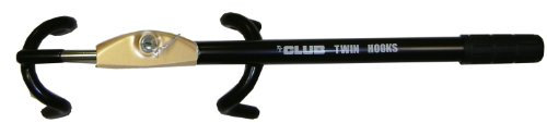 The Club 3100 Twin Hooks Steering Wheel Lock, Black/Gold by Winner International