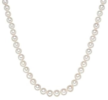 Valero Pearls Cadena de perlas para Mujer Plata de ley 925