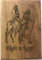 Holylandmarket Magnete aus Olivenholz, Flug-nach Ägypten, 6 x 4 cm