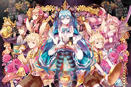 ensky 1000-522 to The World of Wonderland Welcome 1000 Piece Hatsune Miku by