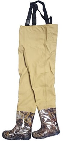 TAMS Kinderwathose Beige 32/33 Matschhose Kinder wathose Anglerhose Fischerhose Spielhose