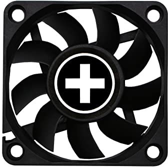 Xilence XPF60S.W 60mm leiser Gehäuselüfter, 3PIN, einfacher Einbau, 270mm Kabellänge, Hydro Bearing, guter und kühlender Airflow im Office/Home/Server PC, schwarz