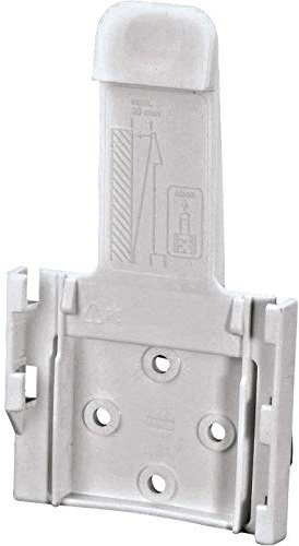 wellenshop Halter für Unterlegkeil Bremskeil 168 x 95 x 20 mm Weiß, Anhänger, Wohnwagen, Trailer