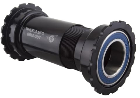 Wheels Manufacturing BB86 Bottom Bracket Threaded Together for SRAM Alloy black Bike Pack Accessories