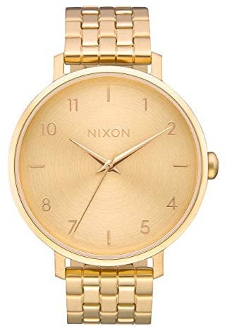 Nixon Damen Analog Quarz Uhr mit Edelstahl Armband A1090502-00