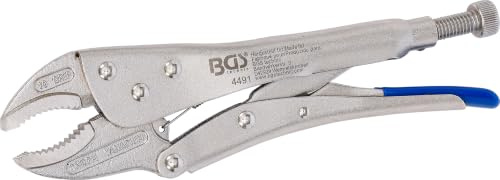 BGS 4491 | Gripzange | mit Vinyl-Grip-Lösehebel | 250 mm | Chrom-Vanadium-Stahl | Oberfläche vernickelt | in Farbkarton