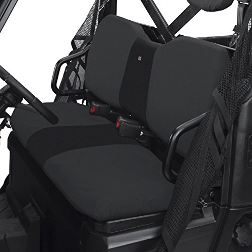 Classic Accessories QuadGear UTV Bench Seat Cover, Fits Polaris Ranger Full Size, 800, 6x6 800, Diesel (2015 Models and Older), Black