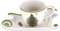 Spode Christmas Tree Jumbo Cup with Sleigh Shaped Saucer by Spode