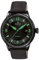 Dugena Herren-Armbanduhr 7000301 Kappa 1, Automatik, schwarzes Zifferblatt, Edelstahlgehäuse, Saphirglas, Lederband, Dornschließe, 5 bar