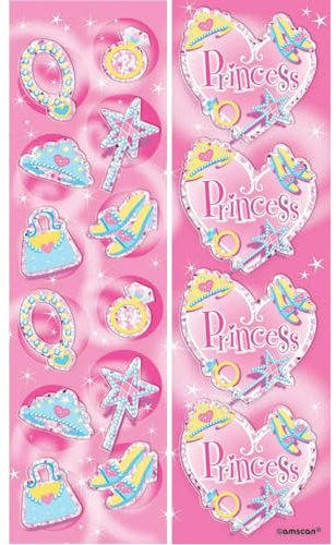 Principessa Adesivi Striscia (pacchetto di 8)