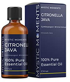 Mystic Moments Huile Essentielle de Citronnelle De Java - 100ml - 100% Pure